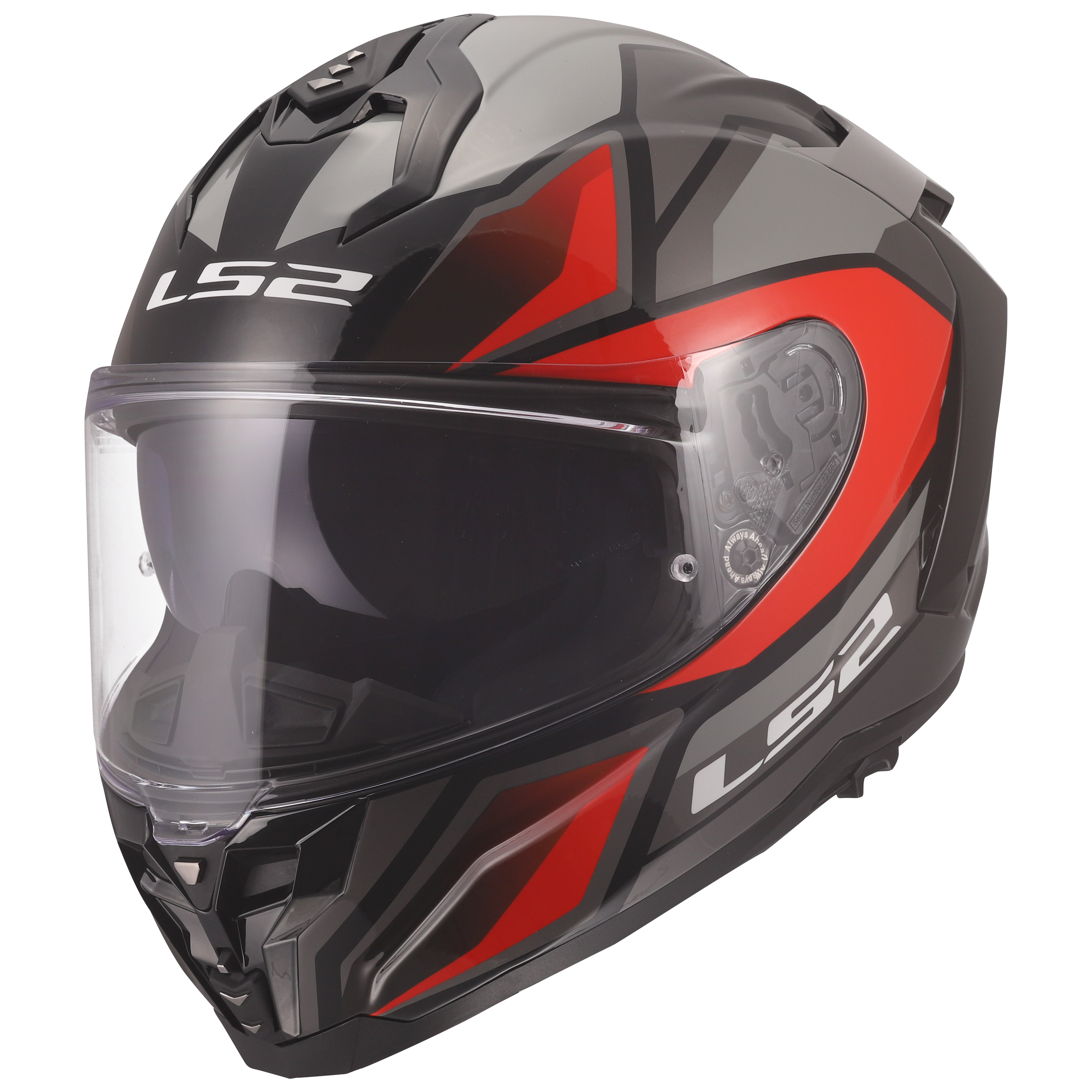LS2 FF817 CHALLENGER II VIPER GREY RED 168170732 (7)